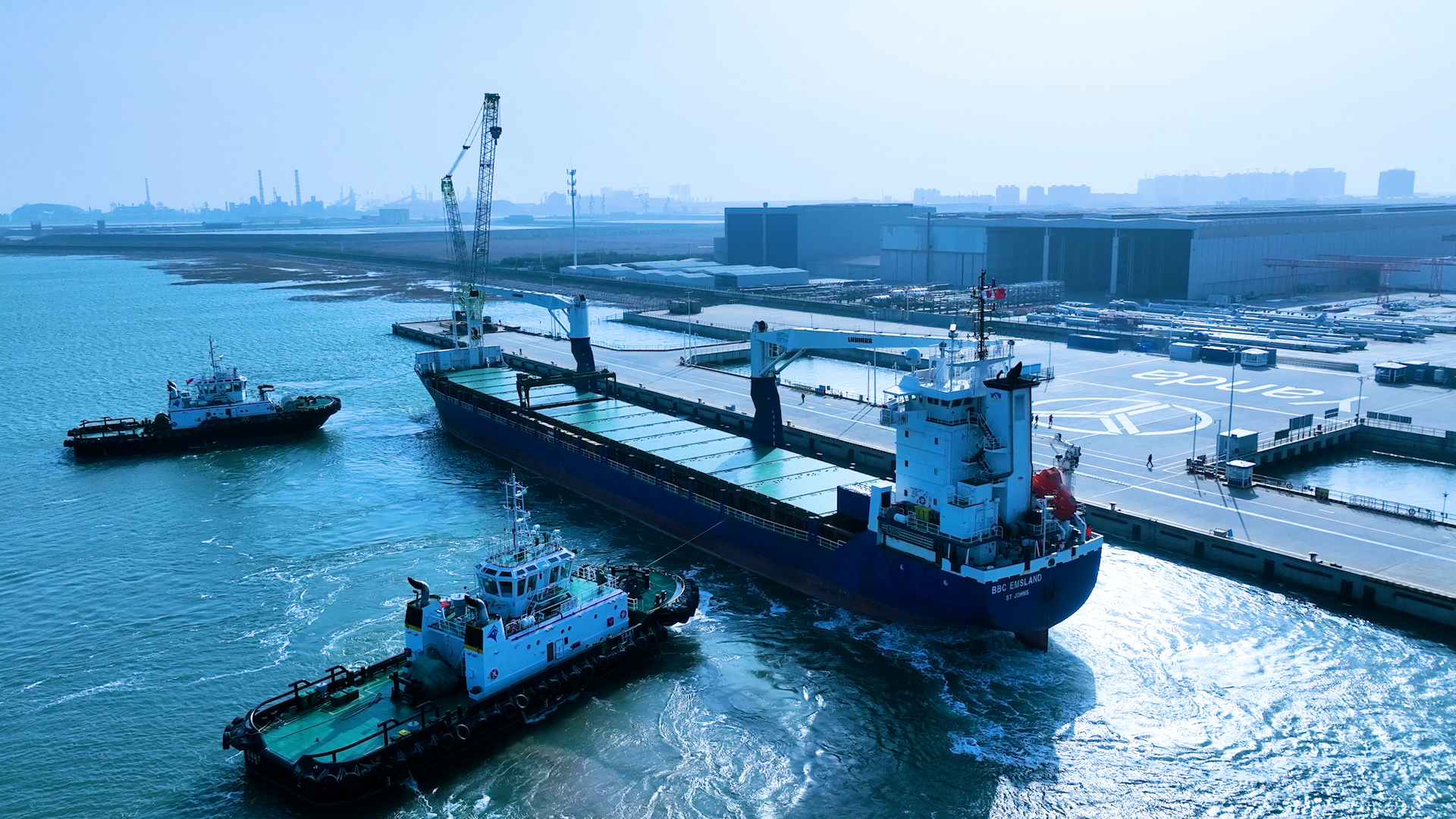 節(jié)前發(fā)貨忙 | 燕達(dá)海門承建的阿根廷MdA 2期鋰礦模塊項目第二船順利發(fā)貨